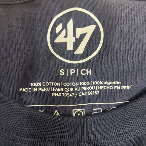 NWT '47 TAMPA BAY RAYS MEN'S ATLAS BLUE PREMIER FRANKLIN T-SHIRT S, XXL - Picture 8 of 9